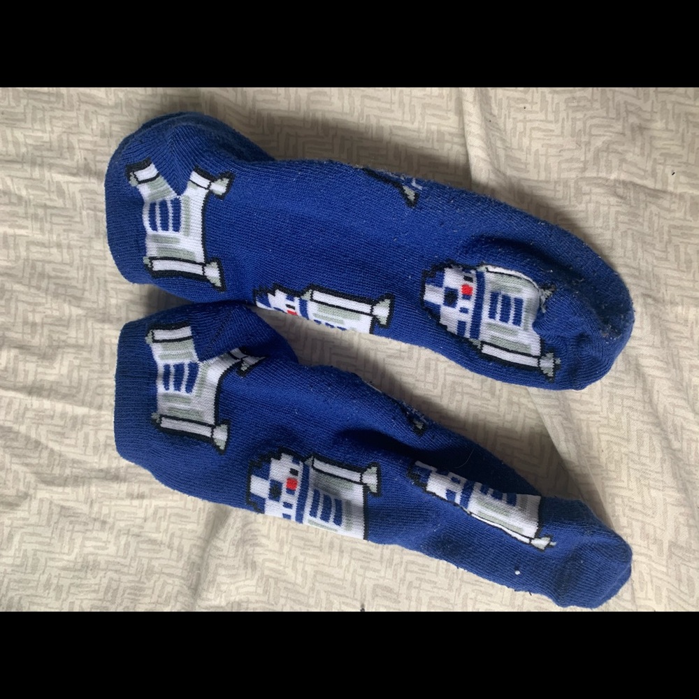 Unisex R2D2 ankle socks